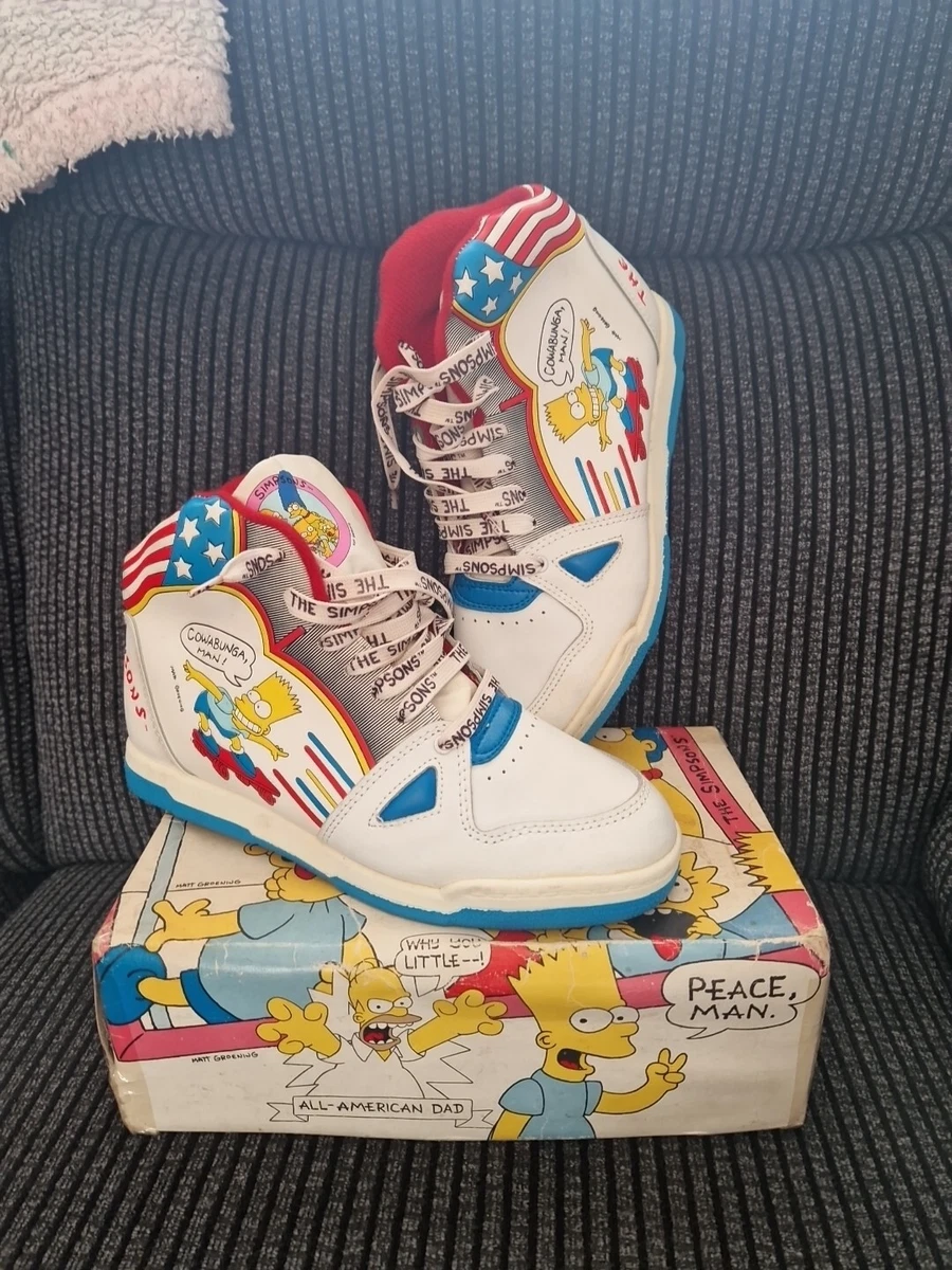 Bart simpson hotsell custom shoes
