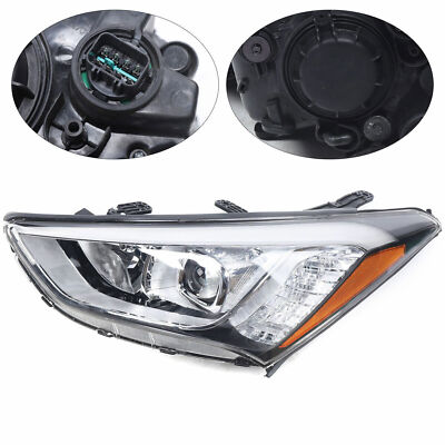 Headlight For Hyundai Santa Fe GLS/SE 2013-2016 Left Driver Side LH LED+Halogen
