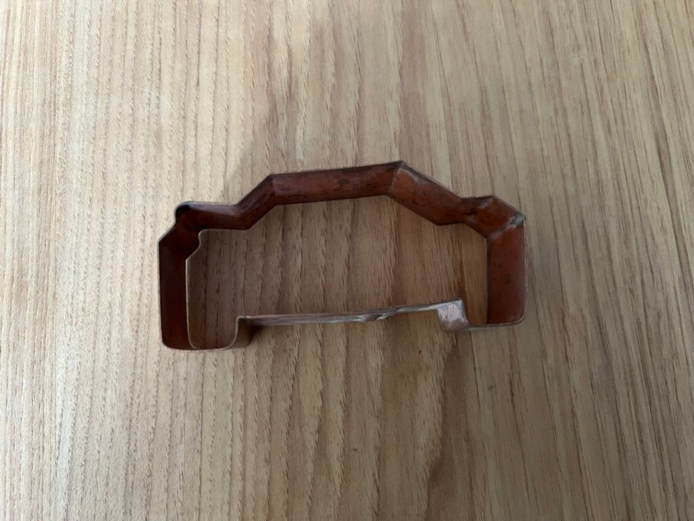 Kitchen Collectibles Copper Cookie Cutter Race Car