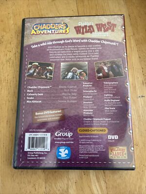 Chadders Wild West Adventure DVD Chadder Chipmunk Family Christian