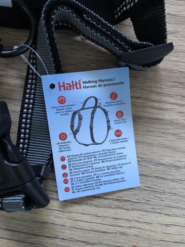Arnés para Caminar Halti Premium Reflectante Perro Cachorro Arnés Talla L Gris/Negro - Imagen 4 de 8