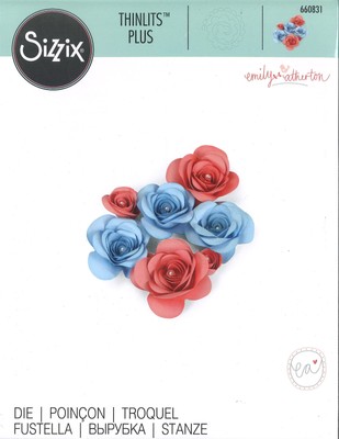 Sizzix Thinlits Plus Stanze - 660831 Love Birds 3-D Floral #2