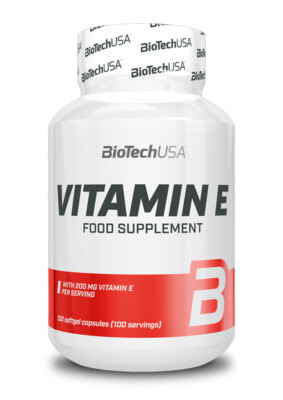 (30,89 EUR / 100 g) Biotech USA Vitamin E - 100 Kapseln - TOP Qualität  ...