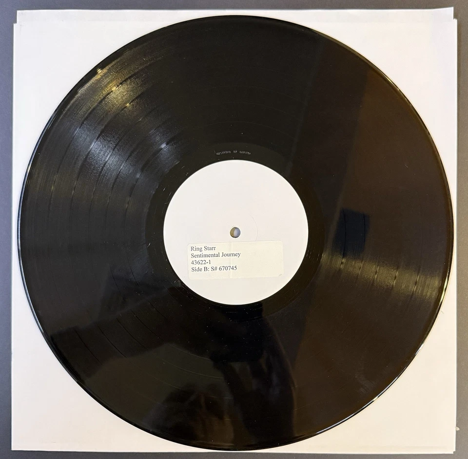 RINGO STARR Sentimental Journey UNISSUED 2009 TEST PRESSING 180g Vinyl LP Rare - Image 4 of 4