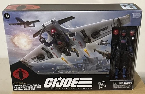 G.I. Joe Classified Series #152, Cobra Pilot & Cobra C.L.A.W. MISB IN HAND