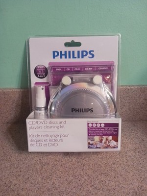 Philips CD/DVD 4 In 1 Complete Cleaning System 2011 Brand New