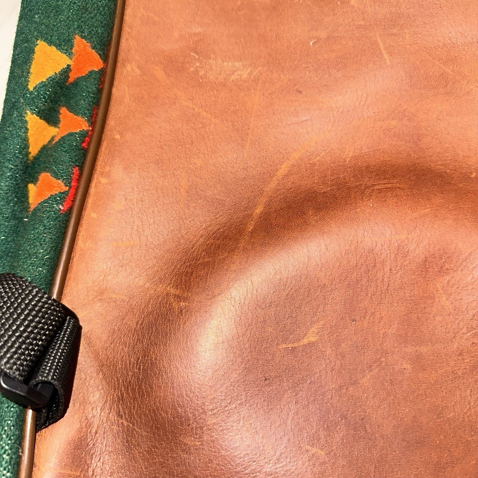 Pendleton Vintage 90s Wool Leather Mini Backpack … - image 12