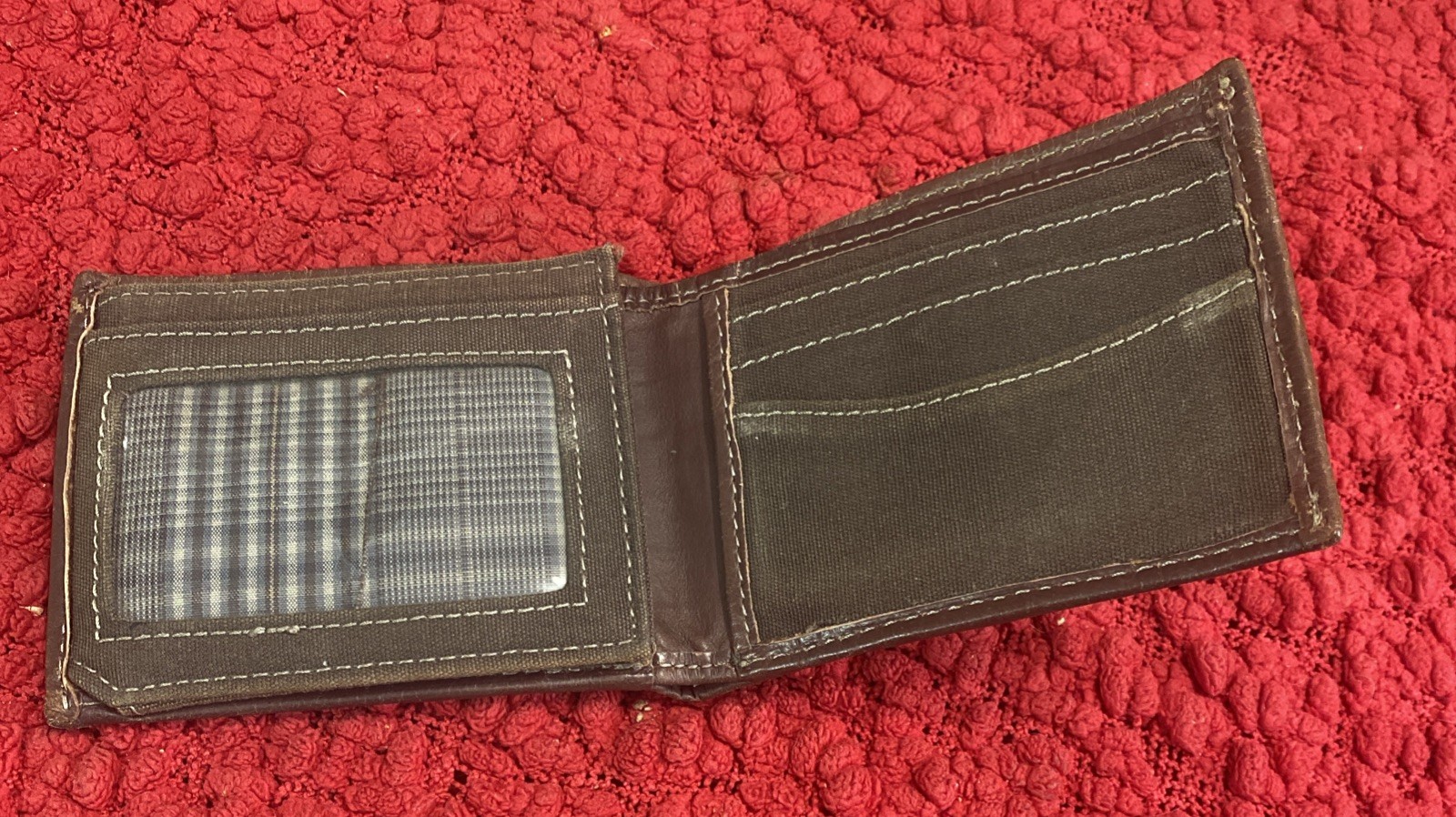 American Eagle Patchwork Bifold Billfold With Eag… - image 3