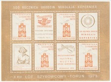 Poland - 500th Anniversary of the Birth of Nicolaus Copernicus m/s 1973(M)