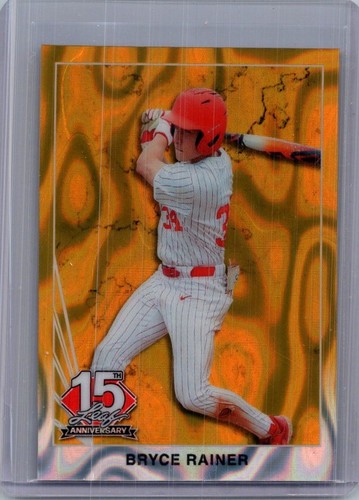 Bryce Rainer 2025 Leaf National NSCC Baseball 1/1 Pre Production Proof ...