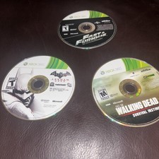 Pacchetto giochi d'azione Xbox 360 Batman Arkham City Walking Dead Fast & Furious 
