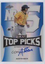 2017 Leaf Metal Draft Top Picks Auto Blue 22/25 Austin Beck #TP-AB1 Auto 2a9