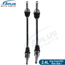 CV Axle Shaft Rear Left & Right Set for Jeep Compass Patriot 2.4L 2360CC 2007-17