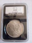 1885 Philadelphia Morgan Silver Dollar NGC MS 63