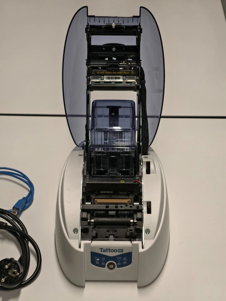 EVOLIS Tattoo Rewrite RW 2 MAG ISO 300 DPI ID Card Printer USB Network POS + PSU - Bild 3 von 4