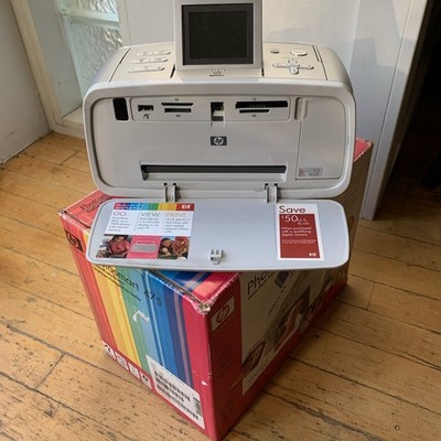 HP Photosmart 475 Compact Digital Photo Inkjet Printer Barely Used