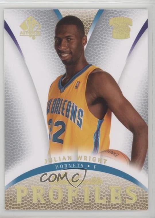 2007-08 SP Authentic Retail Profiles Julian Wright #AP-12 Rookie RC 2rt