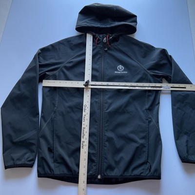 Henri Lloyd Jacket Women's Large Black Hooded Full Zip Marine Technology Sailing