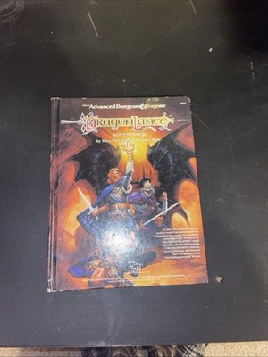 Advanced Dungeons & Dragons: Dragon Lance Adventures 1987 Vintage Hard Cover