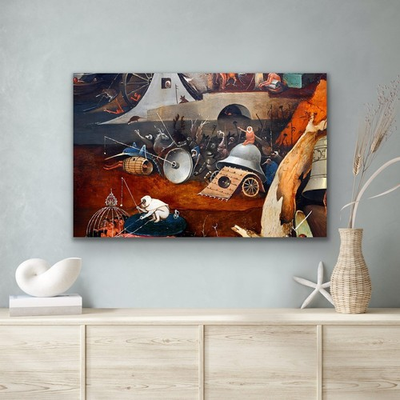 #ad quot;last judgment Hieronymus Bosch 1450 1516 quot; Canvas Wall Art Picture Print $59.99