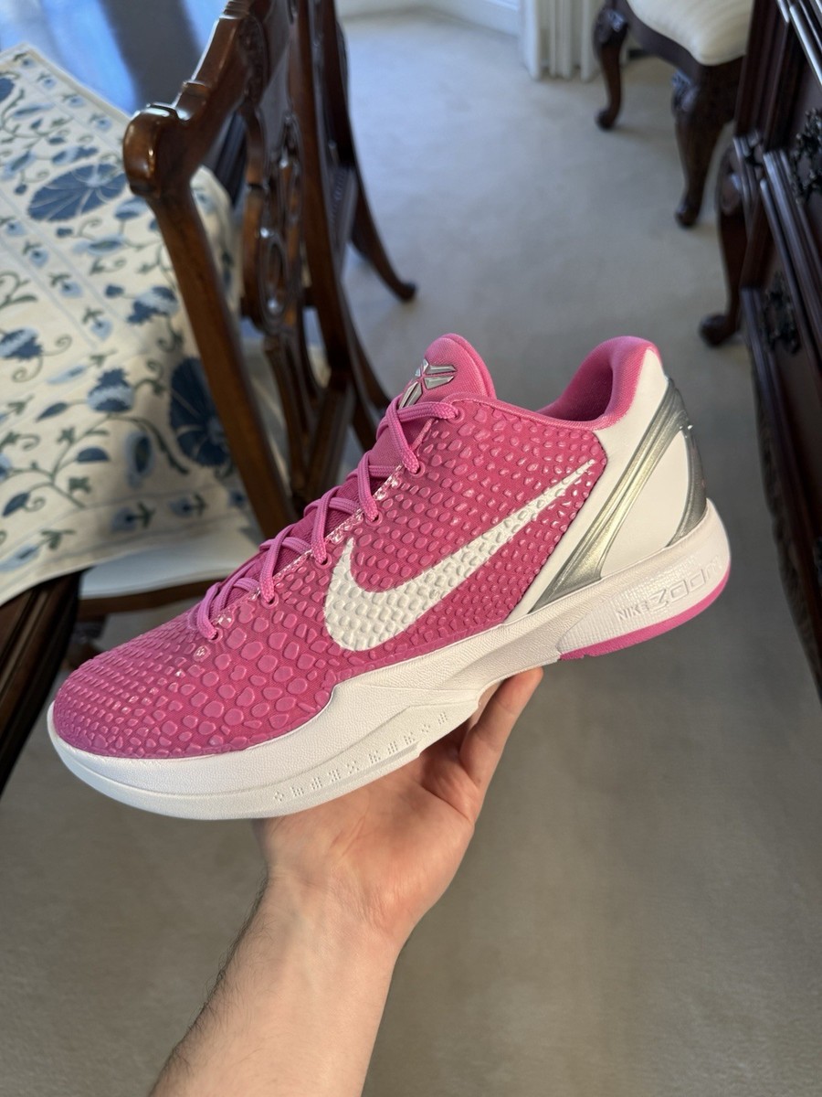 Size 12 - Nike Zoom Kobe 6 Protro Think Pink KAY YOW DS Brand New