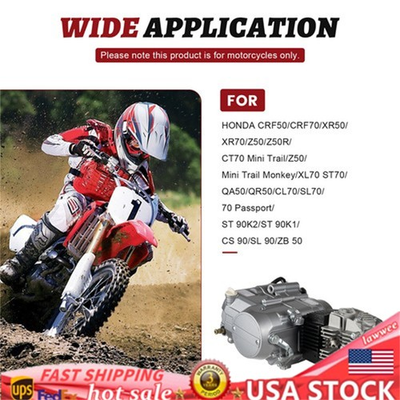 #ad For Motorcycle LIFAN 125cc 4 stroke Manual Clutch 4UP Engine Motor Dirt Pit Bike $314.38