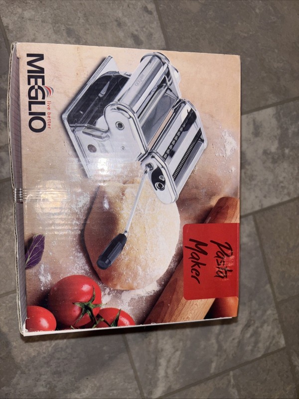 MEGLIO Pasta Maker Machine - Heavy Duty Steel Construction NEW