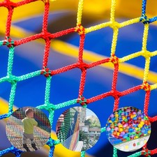 Pets Safety Rope Netting, Stairs Balcony Railing Protecting Rope Net, Climbin...