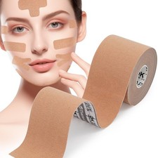 OK TAPE Face Lift Tape  Facial Myofascial Tape 1 Count Pack of 1 , Beige