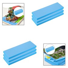3x Craft Board Foam,Blue Sturdy Accessory High Density Diorama Base Landscape