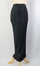 Authentic ISSEY MIYAKE Black Pleats Skirt 174 3720a