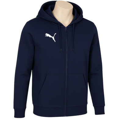 PUMA teamGOAL 23 Casuals Jacket XXL Blau Sweatjacke Herren Hoodie Hoody