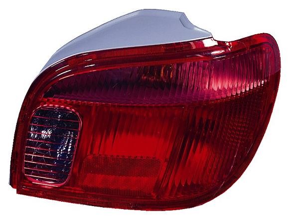 Feu arrière droit rouge de remplacement pour contrôle technique Toyota Yaris 2003-2005