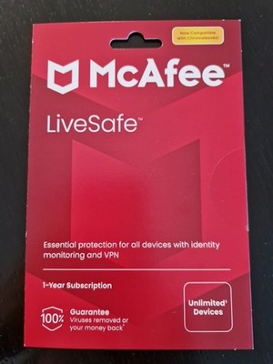 McAfee LiveSafe 1-JAHRES-ABO