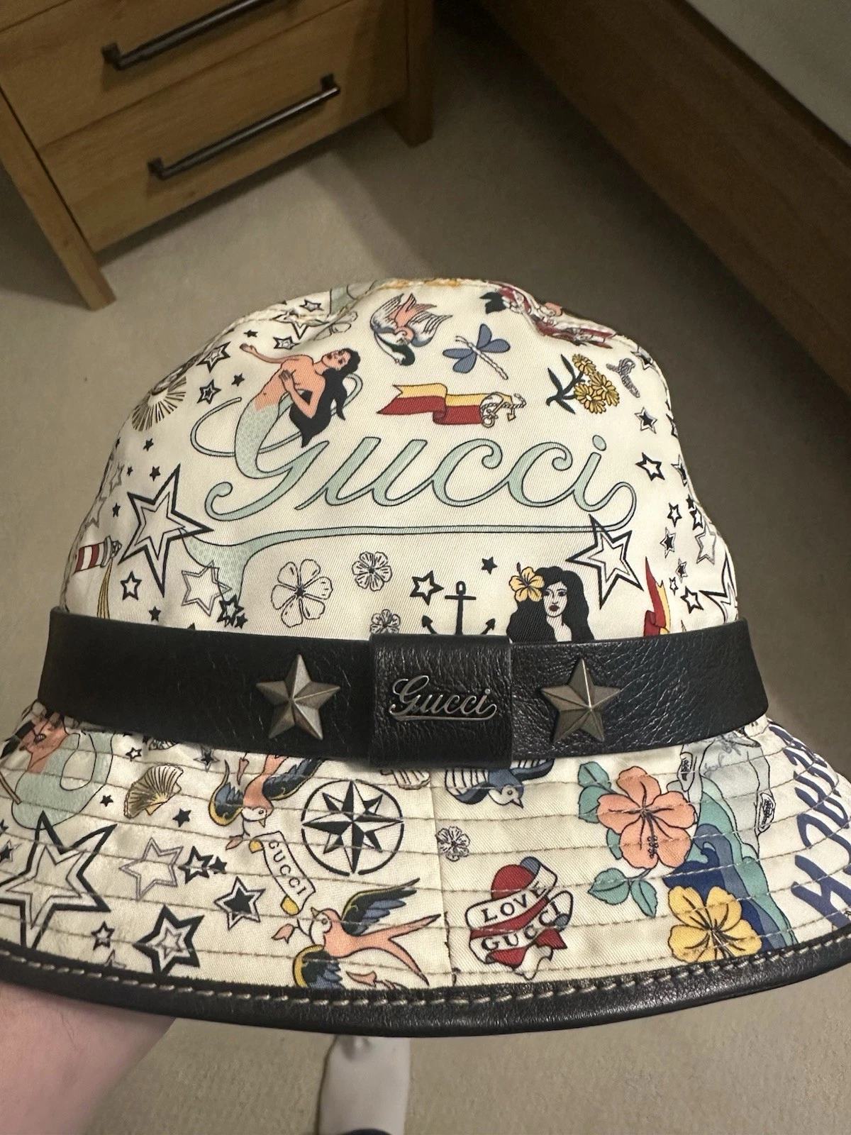 Gucci Bucket Hat Vintage NWT 100% Authentic *Rare