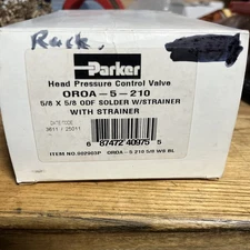 Parker Sporlan 902903P OROA-5 210 5/8 x 5/8 x 5/8 ODF Head Pressure Control Valv