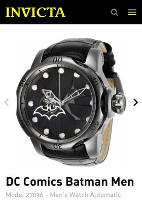 DC Comics Batman Model 27096 Men's Watch Automatic RARE Limited Edition 390/4000