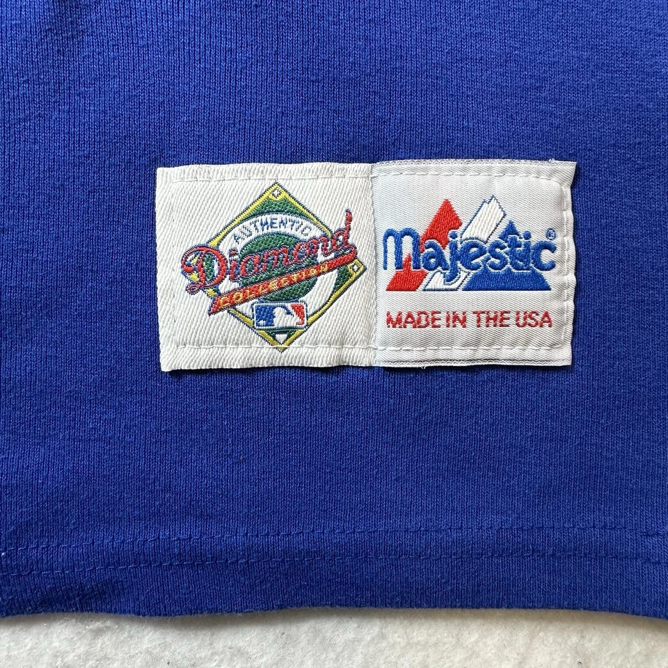 Chicago Cubs Mock Neck Turtleneck Blue Majestic Official Vintage Sosa Size Small - Image 3 of 4