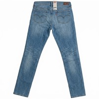 Levi's Jeans Hose Blau Slight Curve Skinny 403 Damen W24 L32 Levis Jeanshose