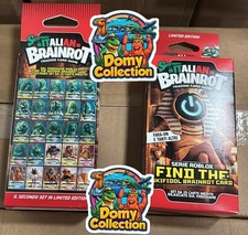 Set Completo 2 Box Skifidol Brainrot Serie Roblox Six-Seven e Fara-On e Altri...