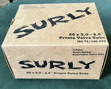 SURLY Fat Bike Inner Tube, Presta Valve 26 x 3.0 - 4.8