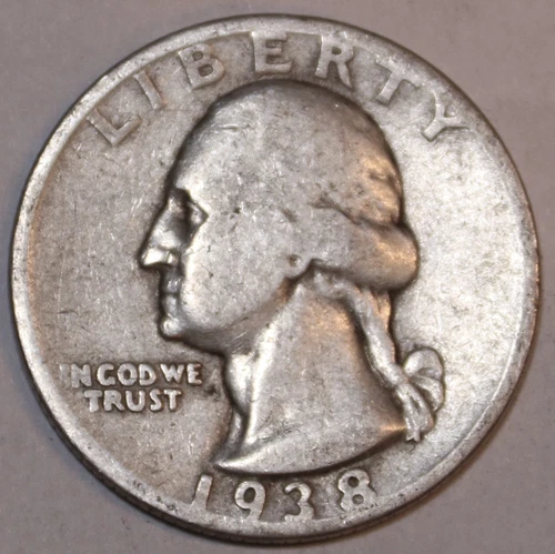 1938-S Washington Quarter - Fine - #0316EA