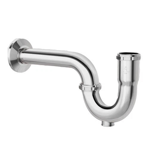 Jones Stephens P38011 1-1/2 P-TRAP 20 GA W/ CO - Chrome - Picture 2 of 2