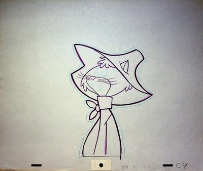 Cattanooga Cats 1969 Hand-Drawn Production Pencil Cel Hanna-Barbera ABC