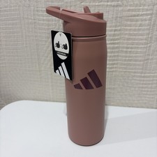Adidas Steel Warm Clay Pink / Quiet Crimson Purple 20 Oz Water Bottle New