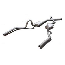 Pypes Performance Exhaust Sga10s Street Pro X-pipe System For Gm A-body 1964-72