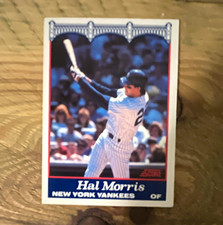 SCORE 1989 NatWest Banks New York Yankees Hal Morris #29 Rookie Base Card. rookie card picture