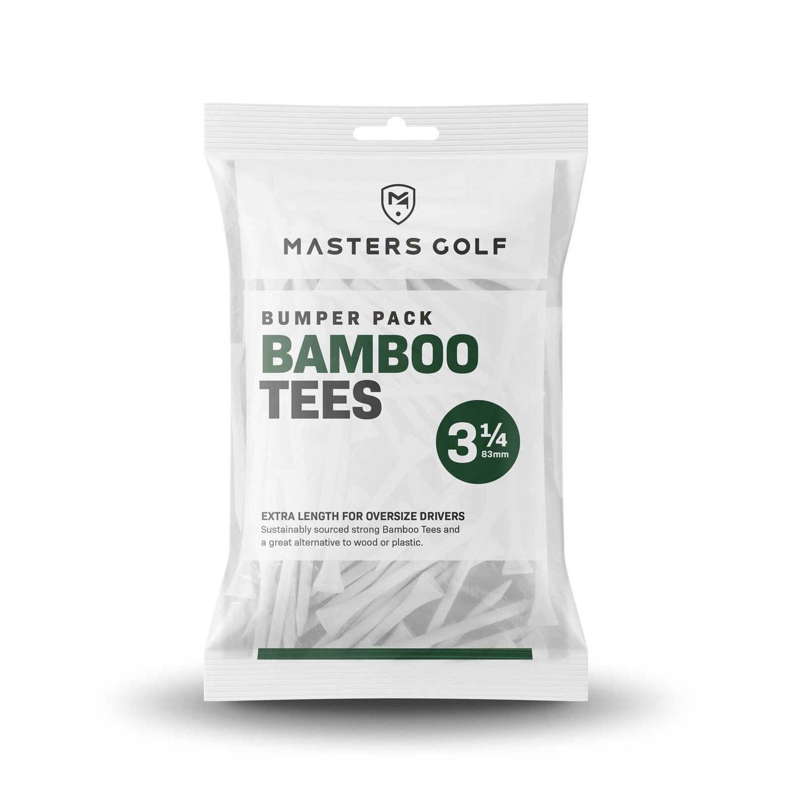 Masters Bamboo Tees Bag of 85 3 14 White 3 14 White 2090₽