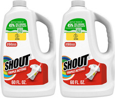 Shout Triple-Acting Refill, Laundry Stain Remover, 60 fl oz (2 Pack) 0.14 per gallon
