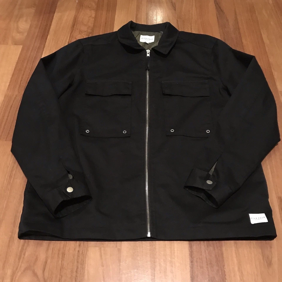 Chaqueta para hombre Five Four negra talla L nueva sin etiquetas Foto 3 de 4